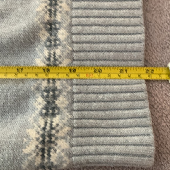 Tiara International zip-up sweater, size small blue - Picture 7 of 8